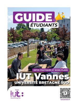 Guide Etudiants Iut Vannes