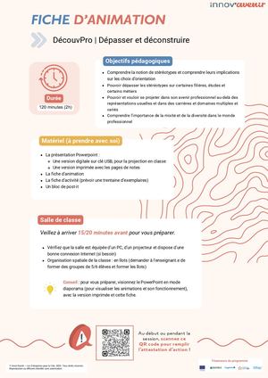 Fiche Pédagogique D'animation - Dépasser Et Déconstruire (ETS).