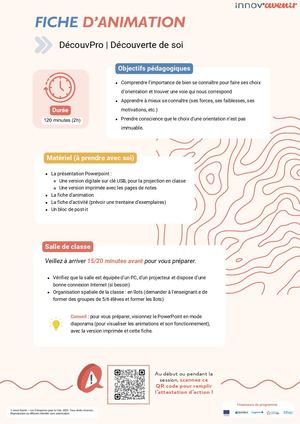 Fiche Pédagogique - Découverte De Soi (JA).