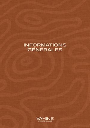 Vahine Private Island - Fact Sheet - FR