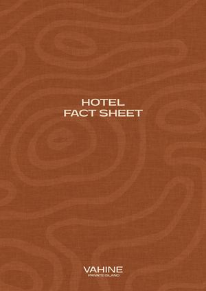 Vahine Private Island - Fact Sheet - EN