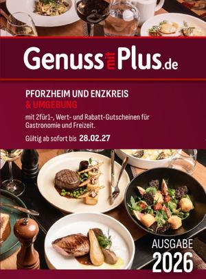 Gutscheinbuch Genuss Mit Plus Pforzheim 2026