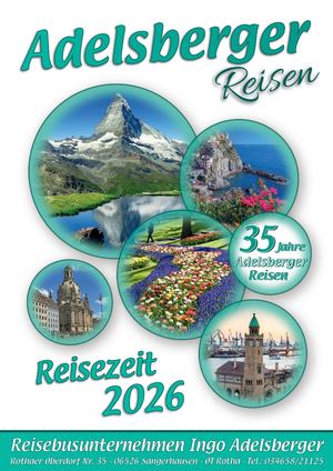Adelsberger Reisen - Reisezeit 2026