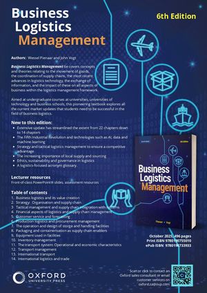 Business Logistics Management 6e_frontlist