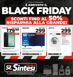 Volantino Elettrosintesi Novembre 2025 - Black friday