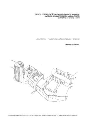 PROJETO DE REABILITAÇÃO DO PAÇO HENRIQUINO E ALCÁÇOVA, CASTELO E REQUALIFICAÇÃO DO JARDIM - FASE 01