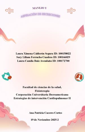 Manejo y Aspiración de secreciones