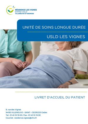 Livret D’accueil Usld Résidence Les Vignes