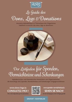 Le Guide des Dons, Legs et Donations Luxembourg 2025
