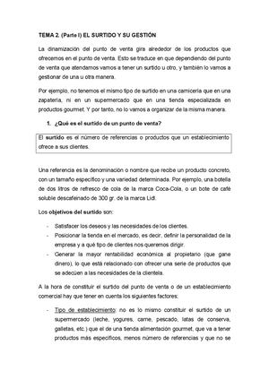 Tema2 1 Elsurtido