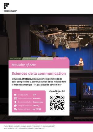 Bachelor en sciences de la communication