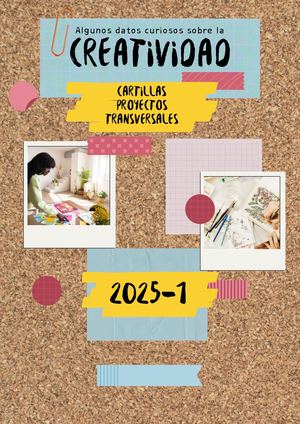 Documento A4 Datos Sobre Creatividad Con Fotos Collage Amarillo