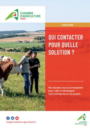 Qui contacter à la Chambre d'agriculture des Vosges