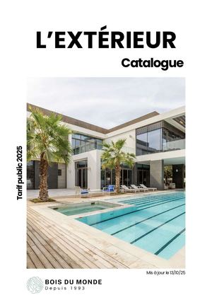 Catalogue Exterieur Prix Public 2025