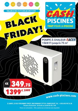 Cash Piscines Black Friday