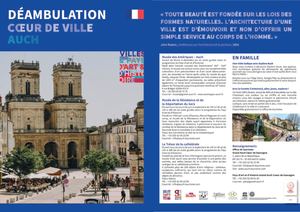 Plan-guide de visite d'Auch (FR)