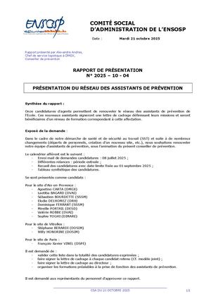 2025 10 04 Présentation Du Réseau Des Assistants De Prévention