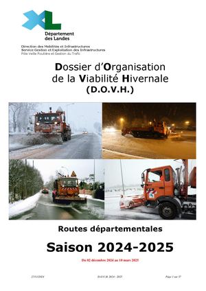 Dossier d’Organisation de la Viabilité Hivernale (D.O.V.H.)