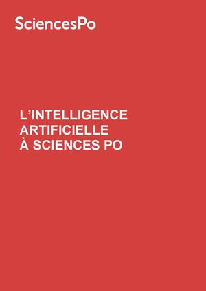 L’intelligence artificielle à Sciences Po