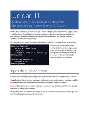 Unidad3 Subalgoritmos