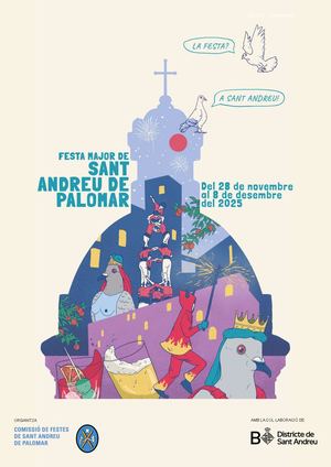 Programa de la Festa Major de Sant Andreu de Palomar 2025