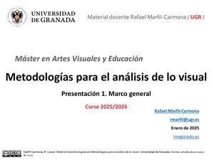 Mave Metodologías Análisis 2025-26 1 Marco General