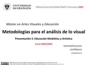 Mave Metodologías Análisis 2025-26 3 Educación Mediática Y Artística