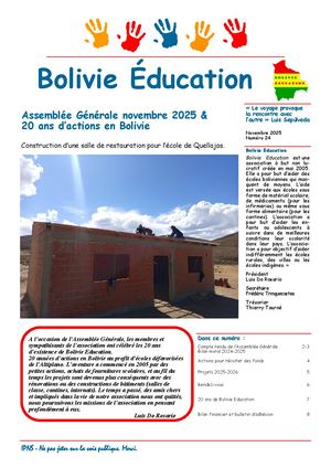 Bulletin Bolivie N°24 Novembre 2025