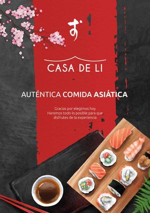 Casa De Li Lucena | Carta 2024 Junio