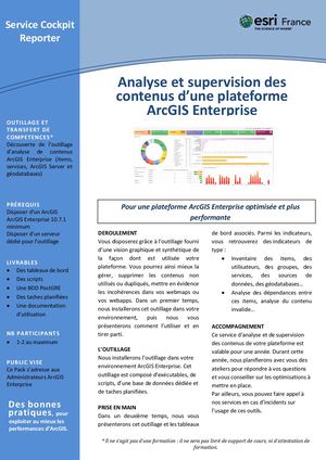 Analyse Supervision Contenus Arcgis Enterprise