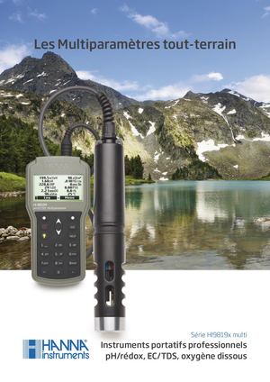 Instruments multiparamètres tout-terrain Série HI 9819x multi
