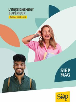 SIEP MAG – L'Enseignement supérieur – 2025-2026