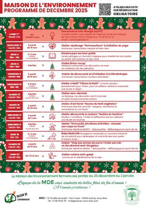 Programme Mde - Décembre 2025