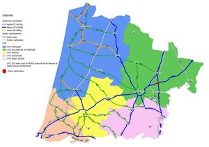 Carte des seuils  de consultation