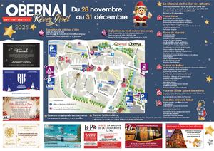 Plan Marché de Noël Obernai 2025