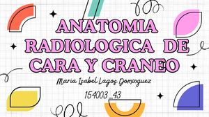 Anatomia radiologica cara y craneo