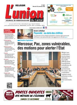 L'union Du Cantal N° 3847