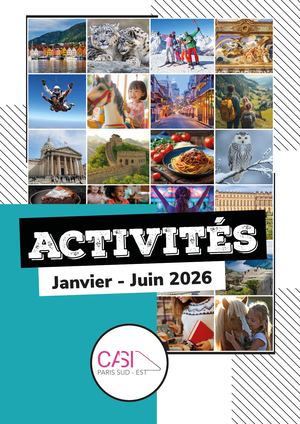 Catalogue Semestre 1 2026 CASI PSE