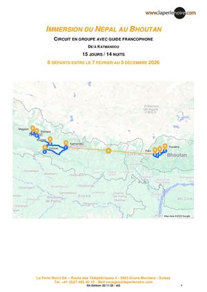 IMMERSION DU NEPAL AU BHOUTAN - 2026