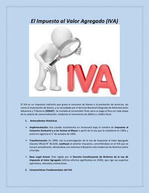 Guía De Impuesto Al Valor Agregado
