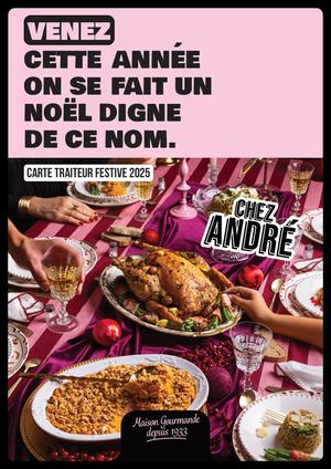 Carte Traiteur Festive 2025