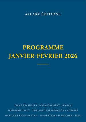Programme Allary Editions T1 2025