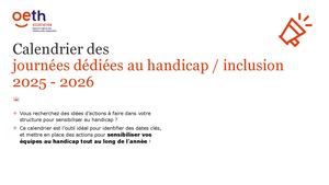 Calendrier De Vos Démarches Inclusives