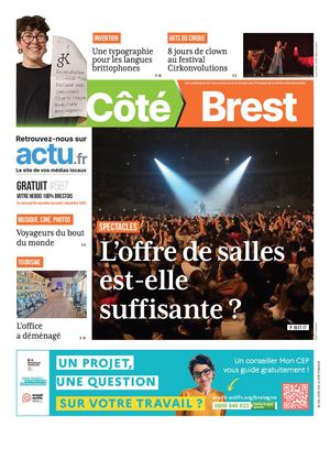 Côté Brest, n° 587, du mercredi 26 novembre au mardi 2 décembre 2025