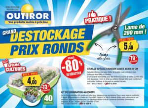 Outiror Catalogue Grand Destockage Prix Ronds 2025