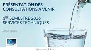 Informations relatives aux consultations à lancer au 1er semestre 2026