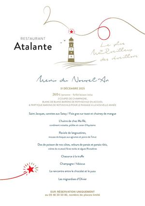 Reveillon St Sylvestre 2025 - Atalante