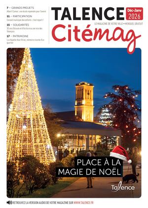 Talence Cité Mag décembre 2025 - Janvier 2026