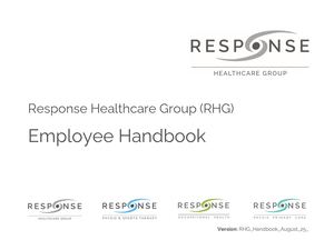 Response Healthcare Group Employee Handbook (1)