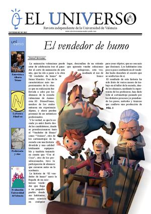 Nº 5 2013 11 01 Revista El Universo Vendedor De Humo Uv